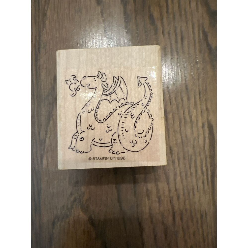 STAMPIN UP DREAMS AND DRAGON 1‎ RUBBER STAMP
